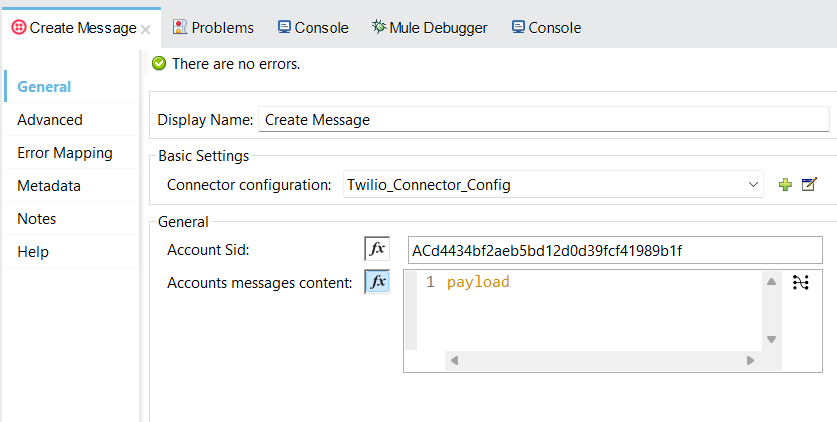 Twilio Connector